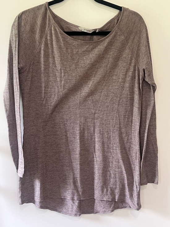Athleta Tops - Athleta Cardiff Top - Long-Sleeve Scoop Neck Top - Mauve